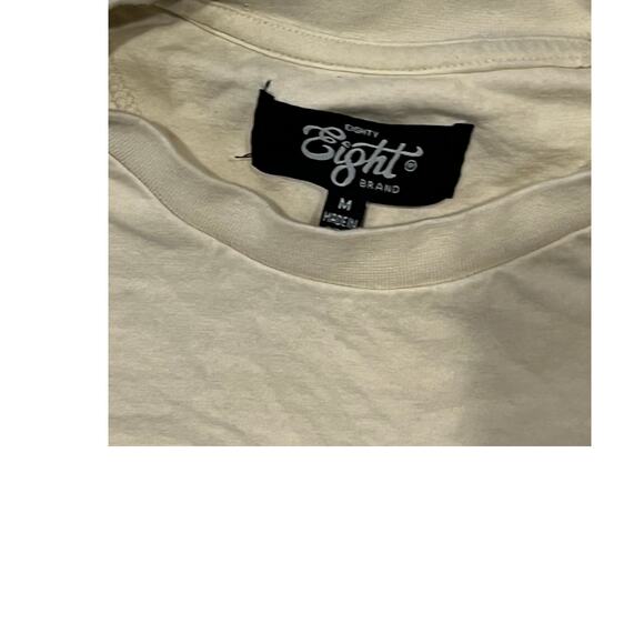 Eighty Eight Pocket White T-Shirt Mens M - Picture 3 of 3